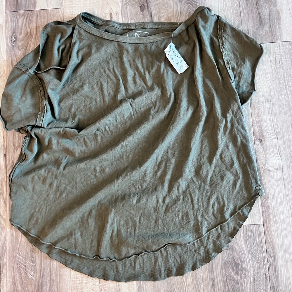 Free people green t shirt size Xs